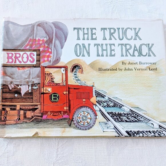 VTG The Truck on the Track Janet Burroway 1970 HB DJ 1st American Edition RARE
